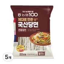 농협식품 제대로 만든 전통당면, 400g, 5개