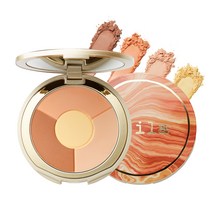 스틸라 원 스텝 코렉트 브라이트닝 피니싱 파우더 미디움, 카멜 + 옐로우 + 브론즈 + 탠, 1개