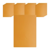 PP 무사선 제본표지 0.5mm 100p, 오렌지, A4