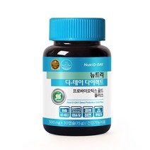 뉴트리디데이 다이렉트 프로바이오틱스 골드 플러스 병 유산균, 30정, 15g, 5개