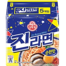 오뚜기 진라면 순한맛 120g, 5개