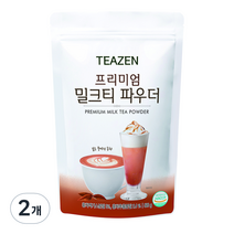 티젠 프리미엄 밀크티 파우더, 500g, 2개