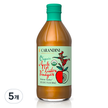 카란디니 유기농 사과 초모 식초, 500ml, 5개