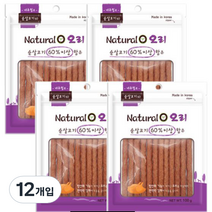 네츄럴오 강아지 간식 100g, 오리맛, 12개입