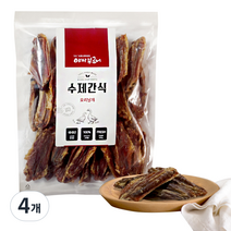 야아부르니 수제간식 대용량팩, 오리날개, 4개