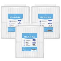 펫드레서 강아지 흡수력 좋은 배변패드 15g, 100매, 3개