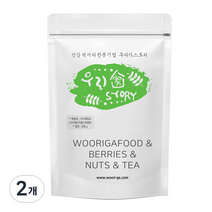 우리가스토리 국산 서리태 콩 볶음, 500g, 2개