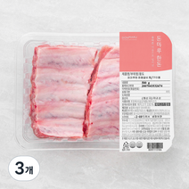 돈마루 한돈 등갈비 찜/구이용 (냉장), 500g, 3개