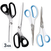 화신 711 다용도 가위 2p + 사무용 가위 대 2p, 혼합색상, 3세트