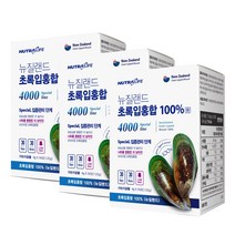뉴트라라이프 뉴질랜드 초록입홍합 스페셜 4000 100퍼센트 환, 4g, 90개