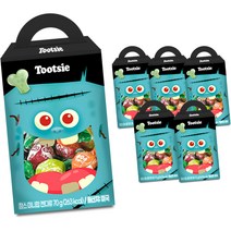 투시 참스 미니팝 할로윈데이 캔디, 70g, 6개