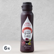 비비드키친 발사믹 드레싱, 220g, 6개