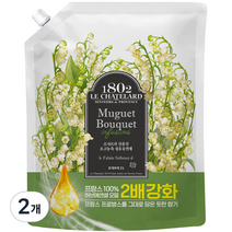 르샤트라1802 인퓨전 초고농축 섬유유연제 뮤게부케향 리필, 2L, 2개