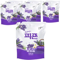 피죤 레귤러 섬유유연제 바이올렛 가든 리필, 2300ml, 6개