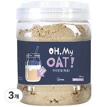 우리가스토리 오 마이 오트 볶은귀리분말, 900g, 3개