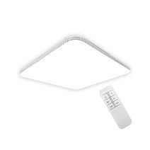 지엘전기 베스트 LED 방등 사각 50W + 리모컨, 혼합색상