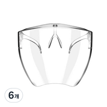 부스마켓 와이드 얼굴 보호 마스크 M, 1개입, 6개
