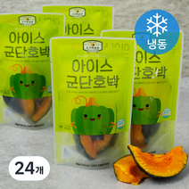 고구마공장 아이스 군단호박 (냉동), 100g, 24개