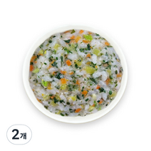 짱죽 유아용 실온 이유식 후기 진밥, 삼색나물들깨진밥, 160g, 2개