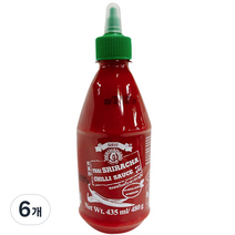 타이 쓰리라차 칠리소스, 435ml, 6개