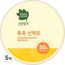 그린핑거 촉촉선팩트 소프트블록, 16g, 5개