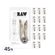 FD RAW 동결건조 반려동물 간식 2p, 열빙어, 45개