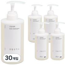 생활공작소 주방세제 쌀뜨물, 500ml, 30개입