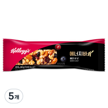 켈로그 에너지바 K 베리 & 넛, 30g, 5개