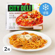 시티델리 미트볼 볼로네제 파스타 2개입 (냉동), 628g, 2개