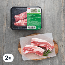 바른농장 한돈 동물복지 삼겹살 수육용(냉장), 500g, 2팩