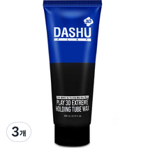 다슈 플레이 3D 익스트림 홀딩 튜브왁스, 200ml, 3개