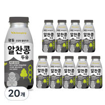 광동 알찬콩 두유 제주 검은콩, 20개, 200ml