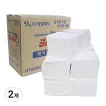 클래식 2겹 페이퍼 핸드타올, 4000개입, 2개