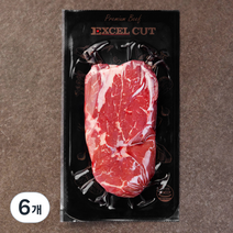 엑셀컷 척아이롤 스테이크 컷 (냉장), 200g, 6개
