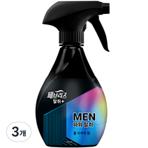 페브리즈 섬유 탈취제 맨 본품, 370ml, 3개, 쿨 아쿠아 향