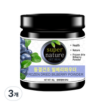 스타일쿡 동결건조 빌베리 파우더, 3개, 80g