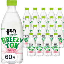 풀무원샘물 브리지톡 탄산수 자몽, 500ml, 60개
