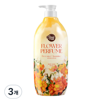 샤워메이트 플라워 퍼퓸 바디워시 프리지아 자스민향, 900g, 3개