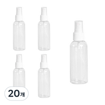 소분용 스프레이 공병 100ml, 흰색(캡), 20개