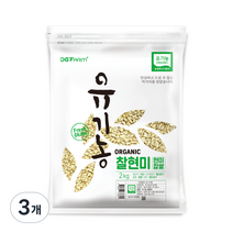대구농산 유기농 찰현미, 2kg, 3개