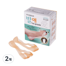 발가락 변형 발가락교정기 발애1SET 스킨L, 2개