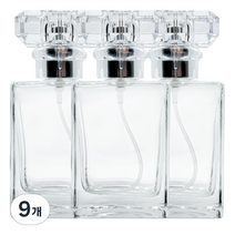메이브라운 스프레이 향수공병 30ml, 9개, 투명