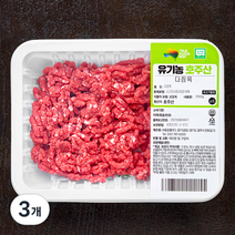 동원홈푸드 유기농 인증 소고기 다짐육 (냉장), 200g, 3개
