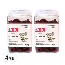 닥터도기 져키 반려견 간식, 소고기맛, 4개입