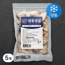 신선작 생굴 (냉동), 500g, 5개