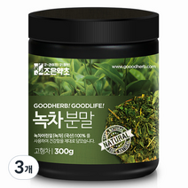 조은약초 녹차분말, 300g, 3개