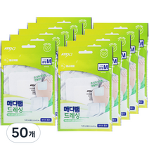 아텍스 메디랩 드레싱 멸균거즈밴드 화이트 중형 6p, 50개