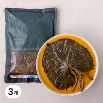 디스이즈 곰취 장아찌, 1kg, 3개