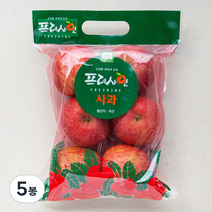 프레샤인 GAP인증 사과, 1kg(6입 내), 5봉