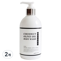 메이드로 코코넛 올리브오일 바디워시, 330ml, 2개